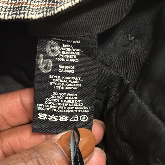 Theory Kick Wool-Blend Pants size 8 - Picture 8 of 12